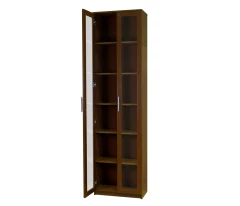 Книжный шкаф Симфония-1 60х30х220 Орех