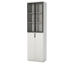 Шкаф офисный Шарм 2Д-2СТ/32 700х400х2416 Белый