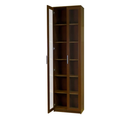 Книжный шкаф Симфония-1 60х30х220 Орех